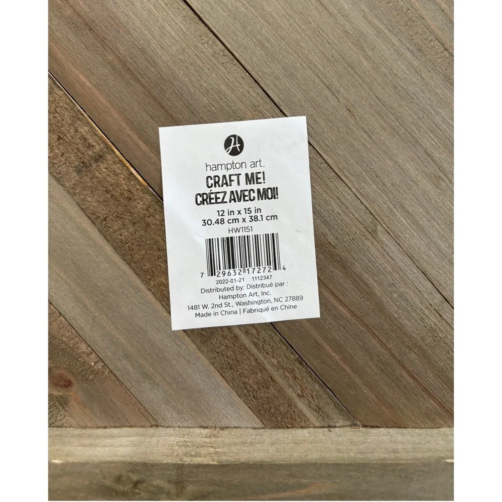 DIY Wood Craft Supply Bundle Rustic Plaques Shadow Boxes Veneer Sheets OS NWT - Picture 6 of 12